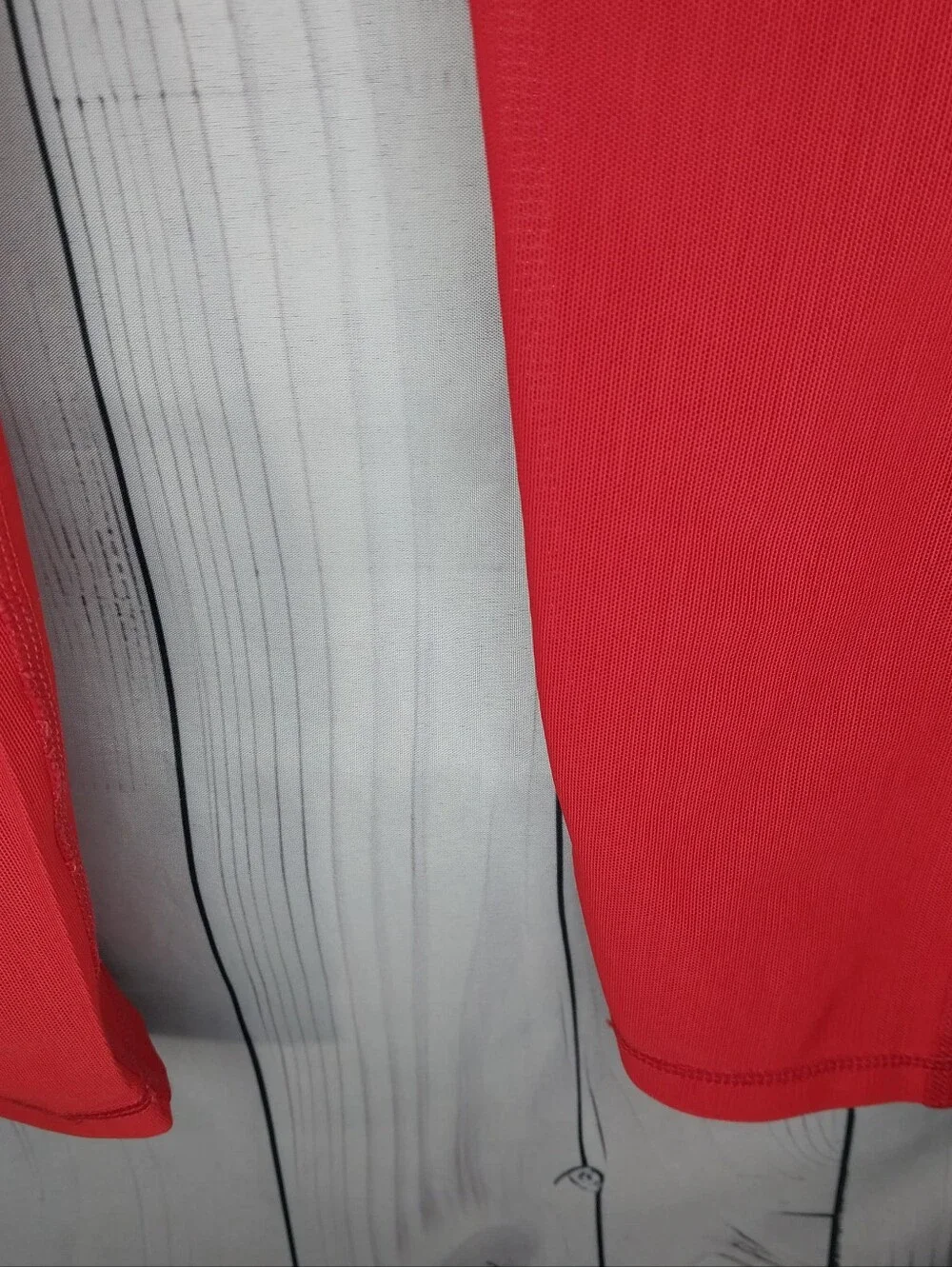 Nike Red Compression Activewear Athleisure Gym Wear Leggings with White Swoosh